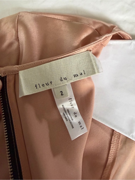 Fleur du Mal Dresses & Skirts - Fleur du Mal Blush Pink Silk Dress